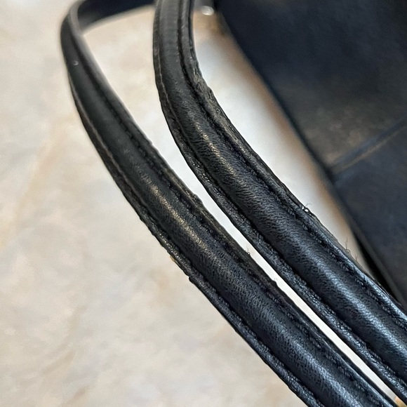 COACH 26224 Madison Phoebe Shoulder Bag | Black Refined Pebbled Leather - Picture 10 of 16